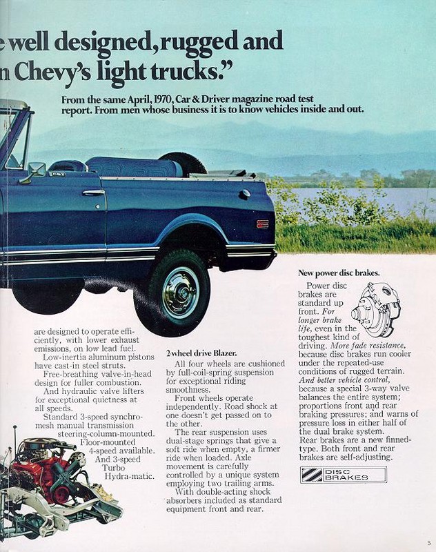 1971 Chevrolet Blazer Brochure Page 8
